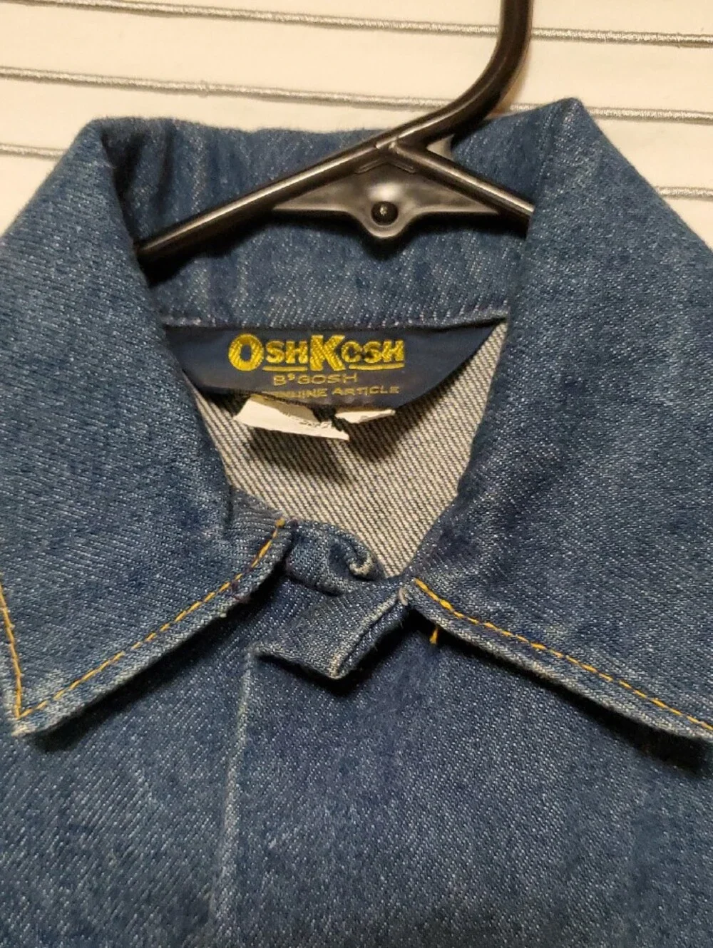 OshKosh B'gosh Dark Blue Denim Jacket for Kids Sz 6